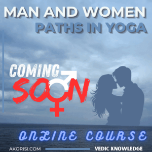 Man and woman paths in yoga